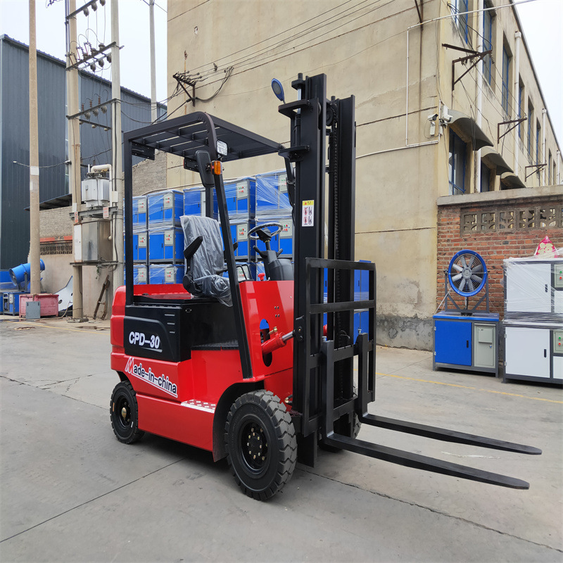 四驱座驾式升降电动叉车 2吨库房车间搬运电动叉车 仓储搬运车