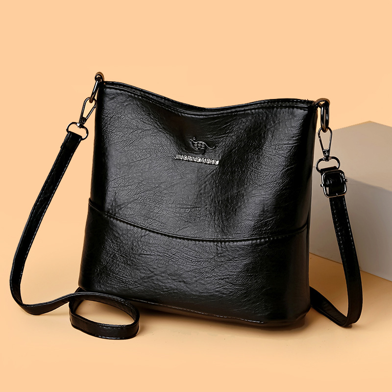 Borsa a spalla donna a scomparti borsa bucket minimalista_voghion.com