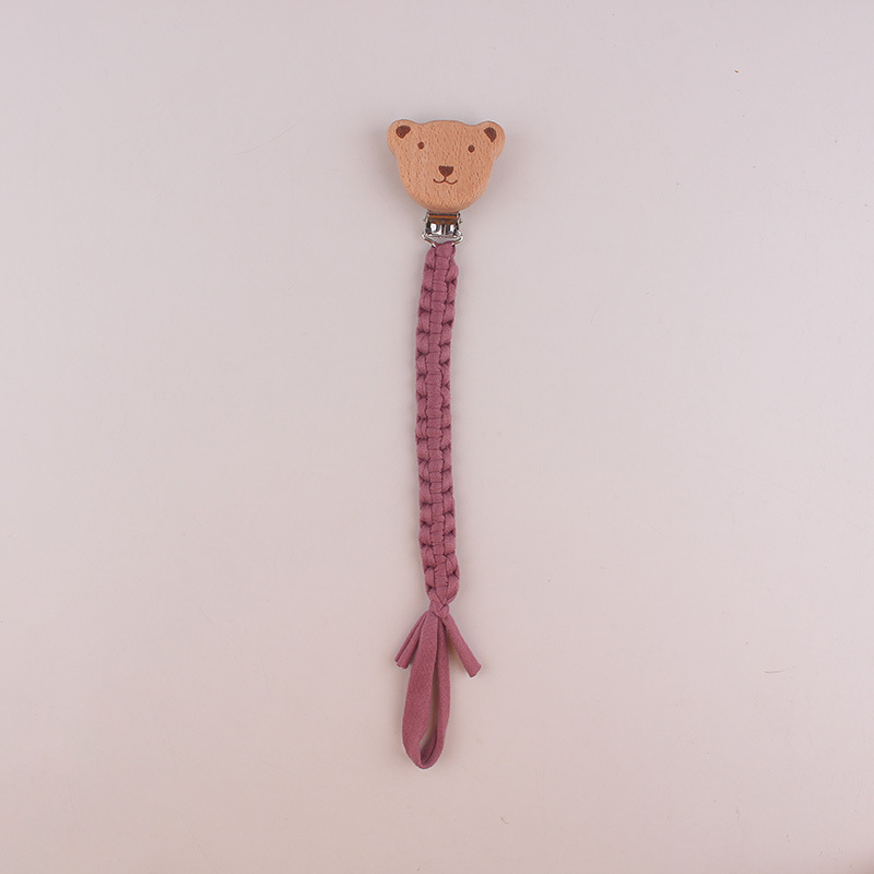 Productos para bebés beech osos chupeta clips para bebés pacificador chupeta de goma de diente para evitar la caída de la cuerda