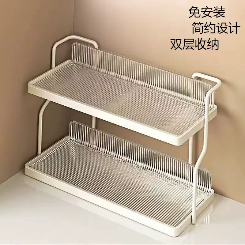 厨房置物架调料架家用台面多功能收纳架调味品多层储物架收纳神器