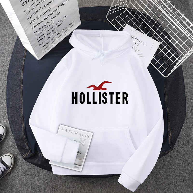New Trendy Autumn and Winter Hollister Printed Casual Men's Round Neck Hooded Pullover Hip-Hop Hoodie New Trendy Autumn and Winter Hollister Printed Casual Men's Round Neck Hooded Pullover Hip-Hop Hoodie