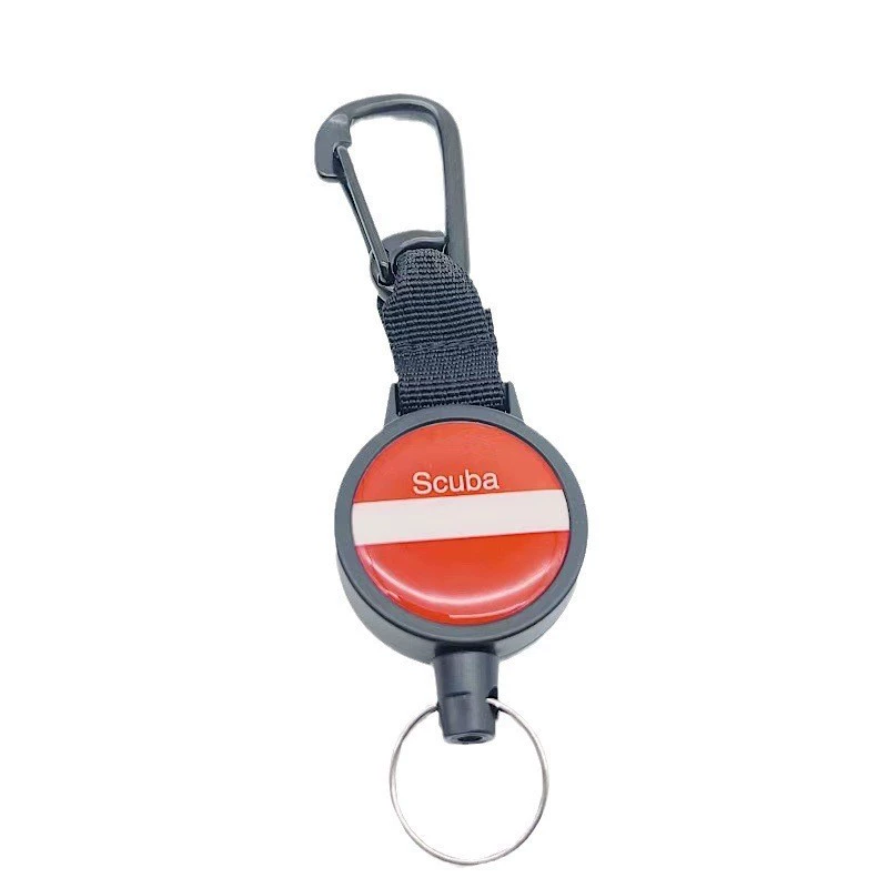 Дайвинг Телескопическая Пряжка Проволочный трос Easy Pull Buckle Подводная камера Компас Фонарик Автоматическая розница проводов Anti-Loss