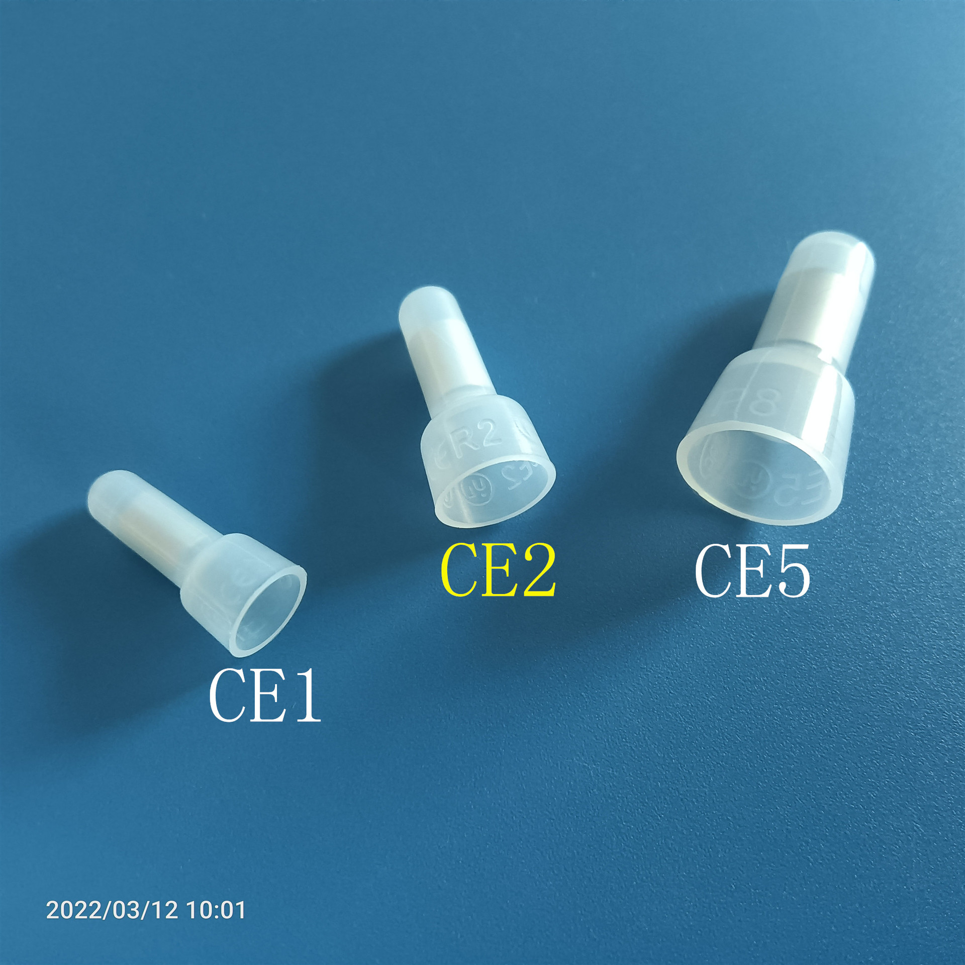 CE1 CE2 CE5 CE8紫铜管压线帽 铝管闭端子 透明色环保尼龙接线帽
