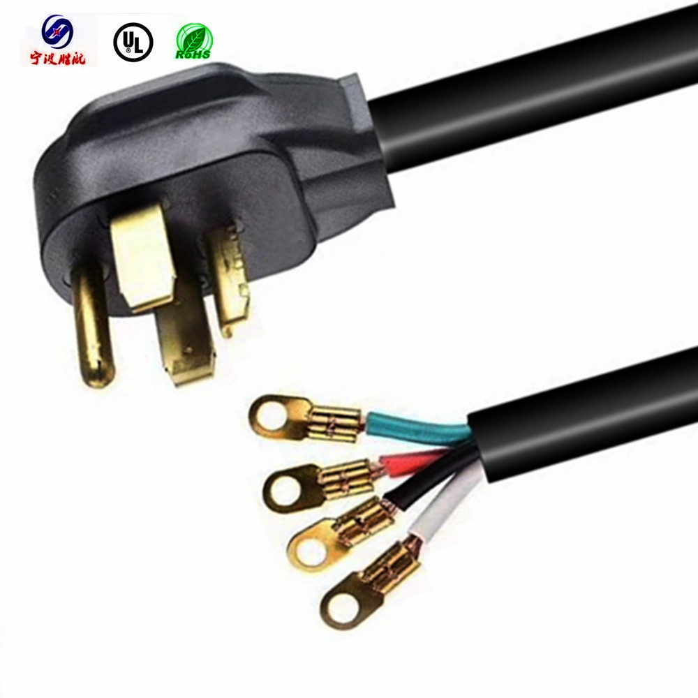 厂家直销美国标准UL CUL干燥电焊机电源线 插头 四极 SRDT 14-30P