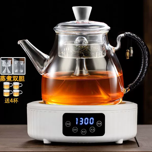 Tangle C style steaming kettle + white smart stove