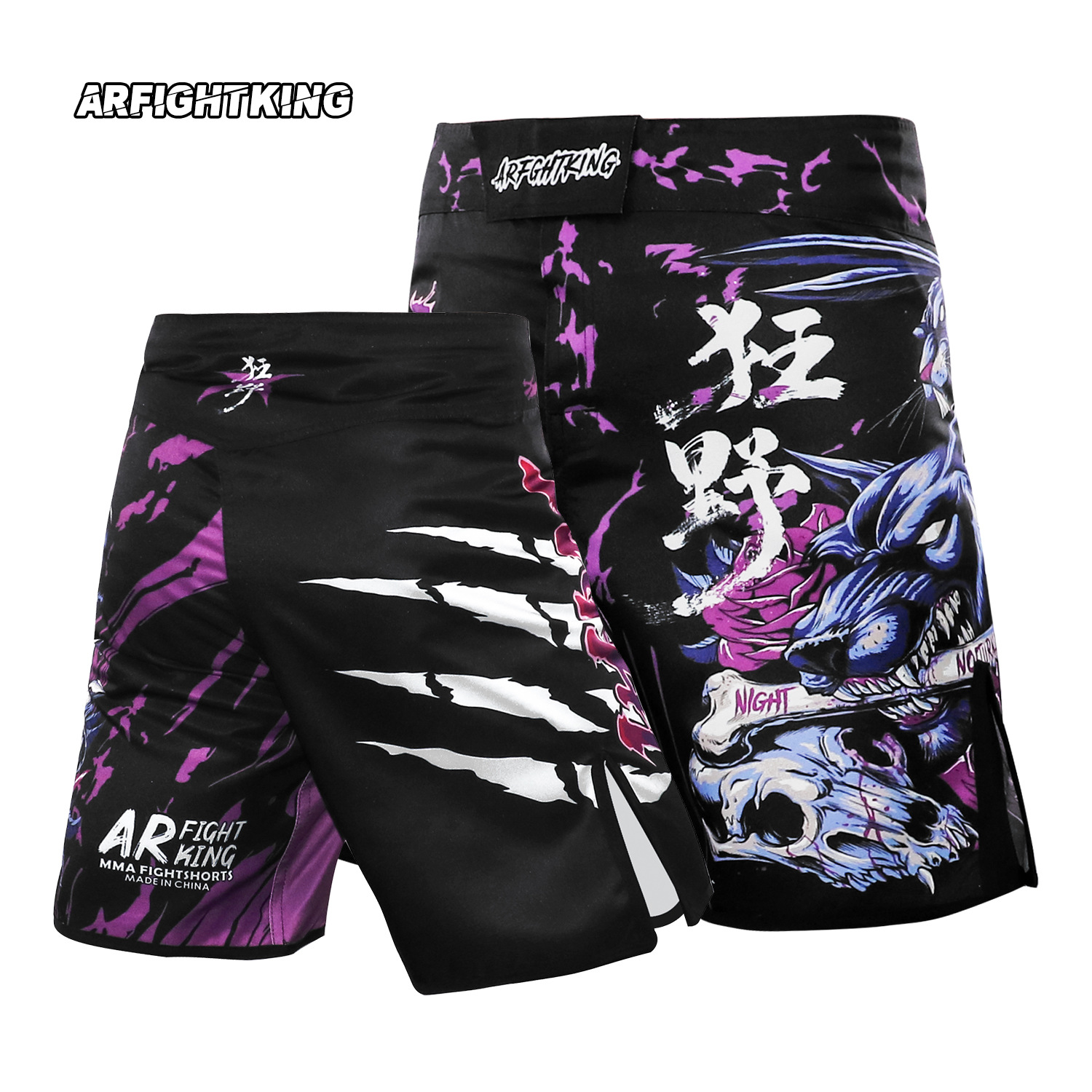 MMA Night Fantasy Fighting Jiu-jitsu Thai Boxing Pants Wear-resistant Fitness Breathable Training Fighting UFC Shorts Men