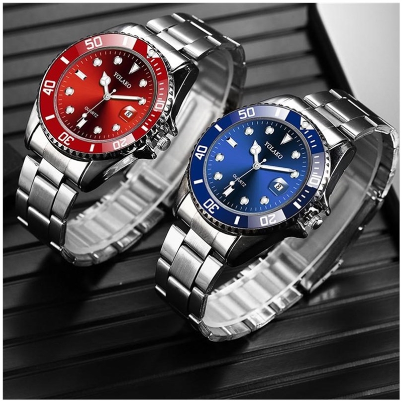 MENS WATCHES LUXURY QUARTZ STAINLESS STEEL SPORT WRIST WATCH