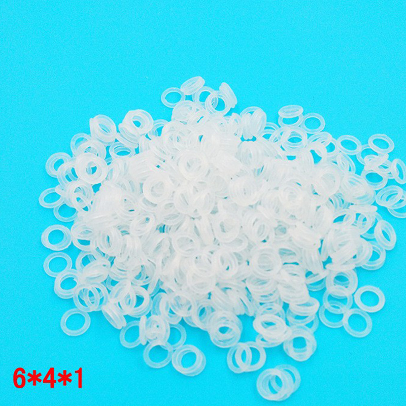 厂家生产批发硅胶本色透明白色硅胶o型圈0令圈密封圈防水