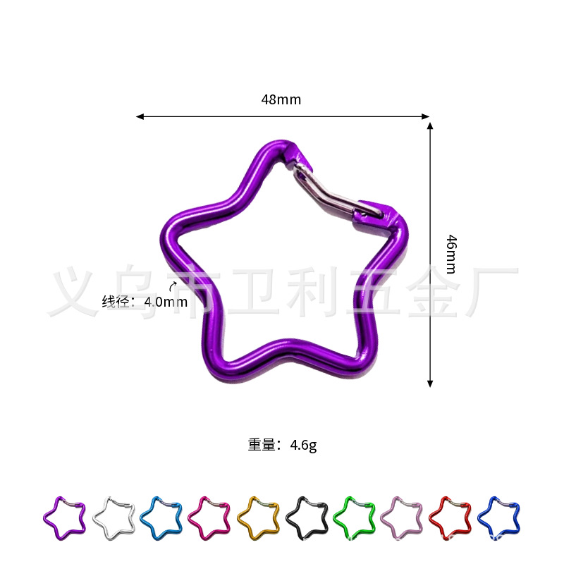Purple steel wire