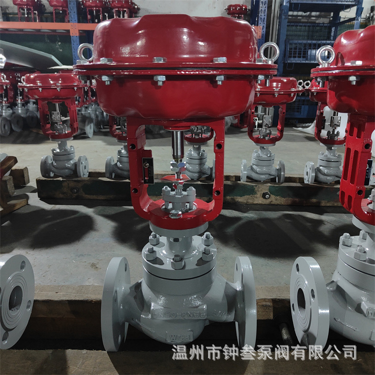 ZJHP-25C 气动薄膜单座调节阀 水蒸气压力温度比例式控制阀 DN65