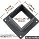 gazebo bracket firewood rack heavy duty column anchor matte black wood column bracket for gazebo deck railing support