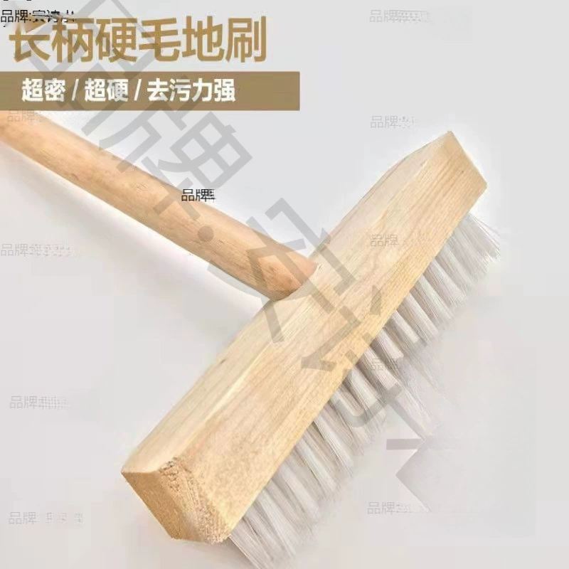Щетка для пола с деревянной ручкой, удлиненная щетка, щетка для чистки пола в ванной комнате, кухонная щетка