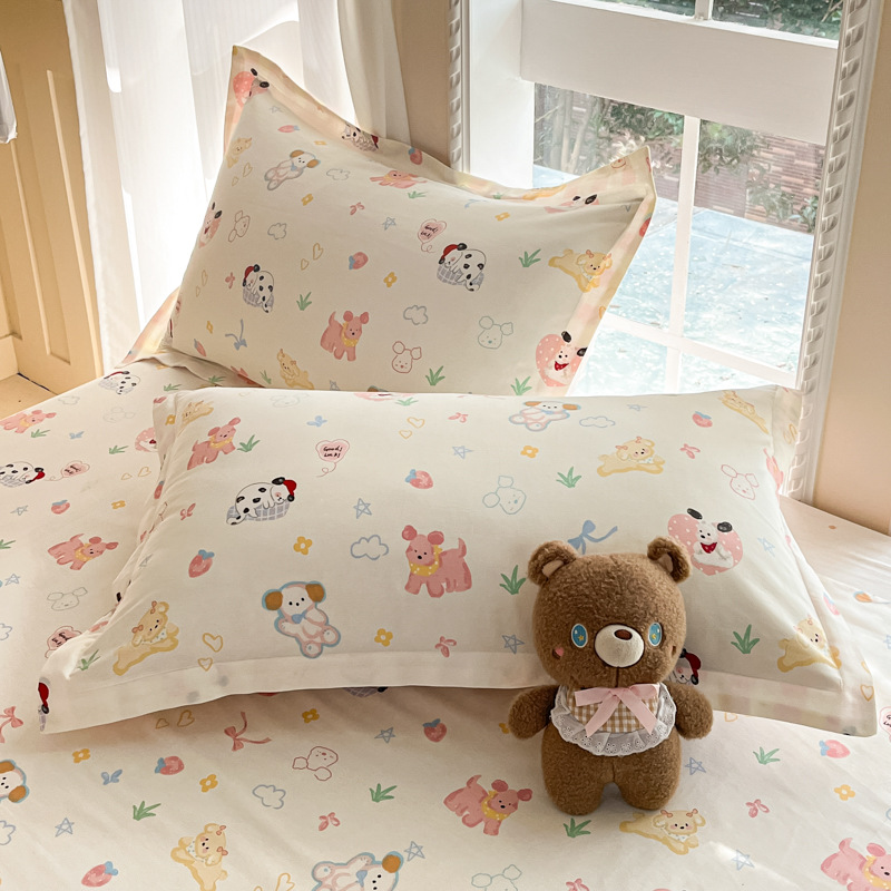 Funda de almohada de algodón Un par de fundas de almohada de algodón puro 48x74 Funda interior de núcleo de almohada para niños domésticos individuales 2025 Nuevo estilo