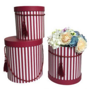 工厂生产礼物包装圆盒 情人节 母亲节 礼物包装盒工艺纸板印刷盒