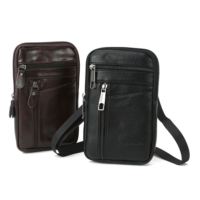Cross-Border New Outdoor Shoulder Bag Multifunctional Men's Mobile Phone Bag with Belt Sports Diagonal Lanyard Waist Bag Wholesale