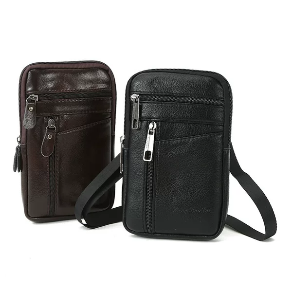 Cross-Border New Outdoor Shoulder Bag Multifunctional Men's Mobile Phone Bag with Belt Sports Diagonal Lanyard Waist Bag Wholesale