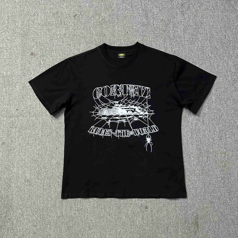 240g corteiz マンハッタン島シリーズ Tシャツ 半袖 レターロゴプリント 男女兼用 ダブルヤーン ファッション 半袖 トレンド|undefined