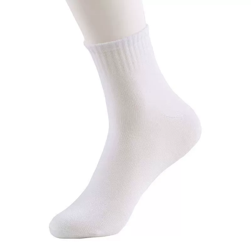 Breathable Low-Cut Socks Unisex, Solid Colors (Black/White/Gray), Lightweight