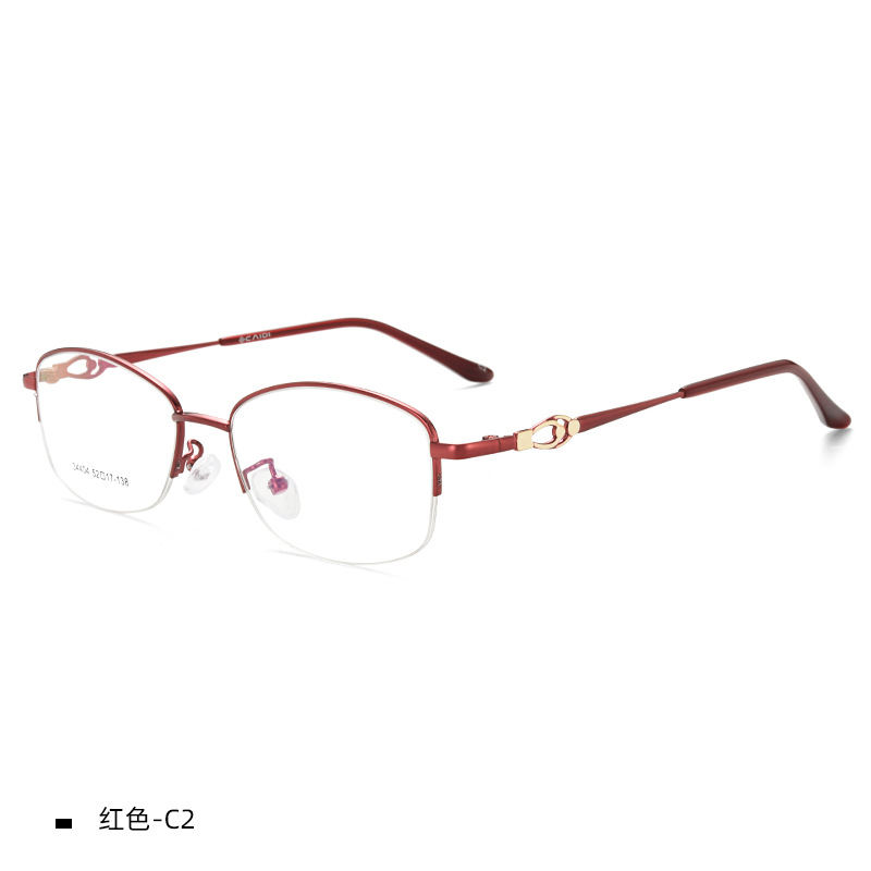 Las nuevas mujeres elegantes elegante dama cara de aspecto pequeño medio marco gafas al por mayor