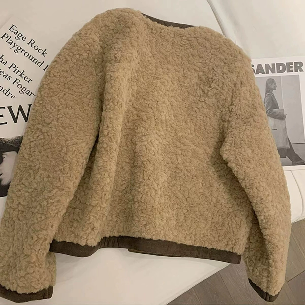 Демисезонная теплая куртка ретро, стиль Chanel, для подростков