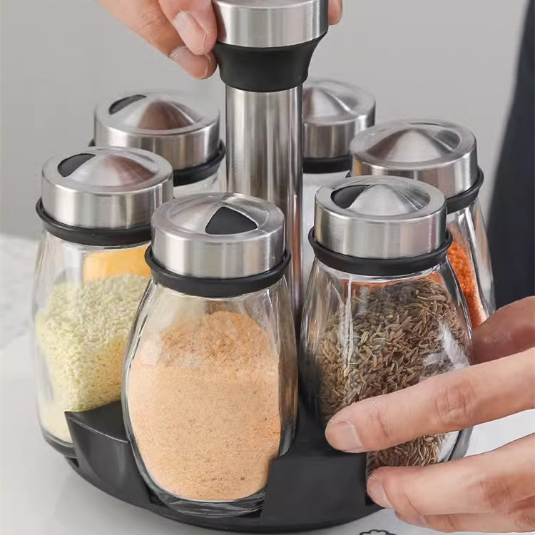 Vivir en armonía Combinación de condimento integrada para condimento de cocina, condimento de vidrio de barbacoa, condimento de barril, condimento de barril a prueba de humedad