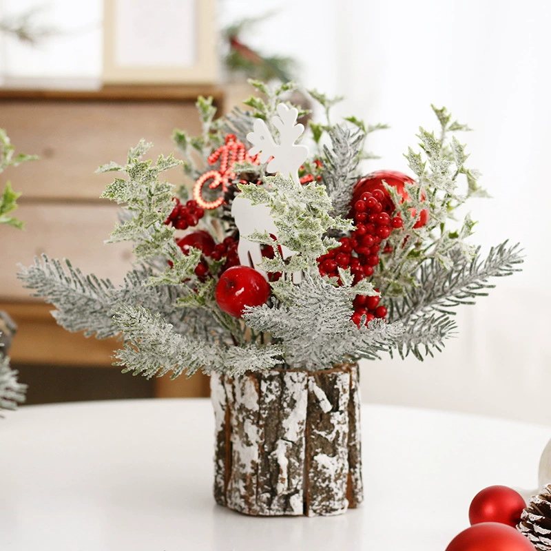 Christmas realistic small decorations, 30cm, home decor