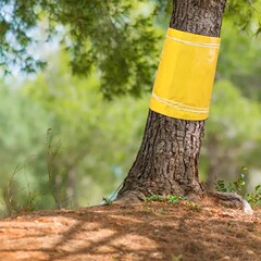 自己接着性の樹木の有害生物の予防用テープ果樹の有害生物の予防用テープ