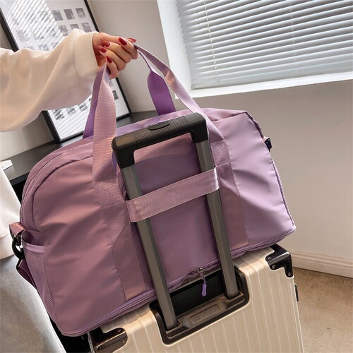 Wholesale unisex travel bags, suitcase bags, hand-held fitness bags, lightweight large capacity maternity bags, with telescopic suitcases