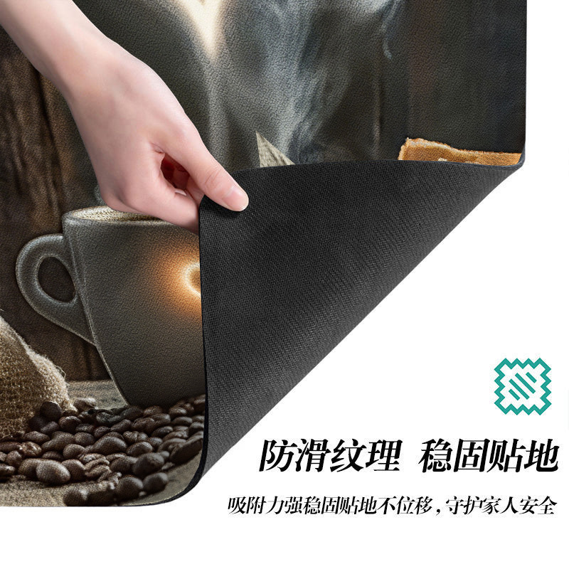 Transfronterizo TEMU cafetera cojín de absorción de agua tazón antideslizante bar cojín de drenaje cojín de secado cojín de encimera cojín de mesa de comedor cojín libre de lavado