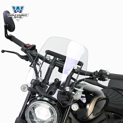 modification tail shelf tail wing rear | Motorcycle bumper - classic-model-transparent-35cm-high-free-accessories-with-navigation-support