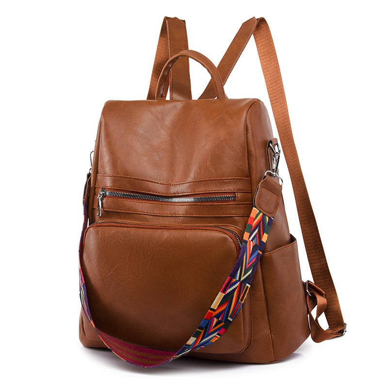 [팩토리 아울렛] 새로운 크로스 보더 여성용 백팩 아마존 pu 여성용 가방 유럽과 미국 패션 레저 패션 트렌드