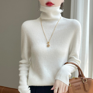 (Cross-border trading), demi-season knitted base body-friendly sweater, slim fit