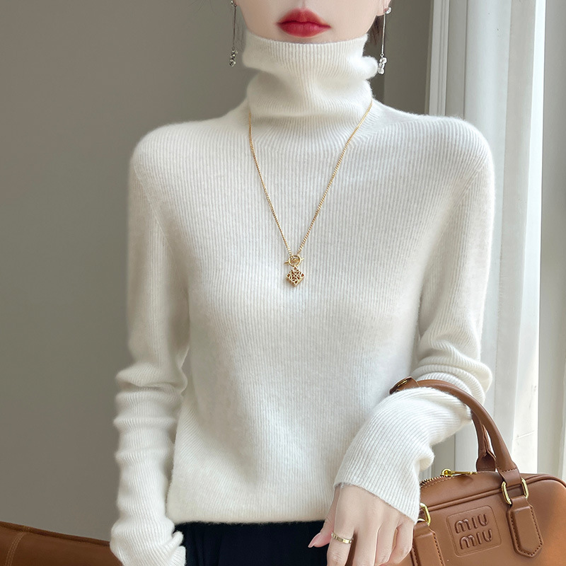 Cross-Border First-Line Ready-To-Wear Turtleneck Knitwear for Women Autumn and Winter 2025 New Style Andy Velvet Knitwear Slim Bottoming Shirt Cross-Border First-Line Ready-To-Wear Turtleneck Knitwear for Women Autumn and Winter 2025 New Style Andy Velvet Knitwear Slim Bottoming Shirt