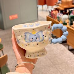 2025款大象陶瓷杯子高颜值水杯情侣马克杯送男女生生日礼物伴手礼