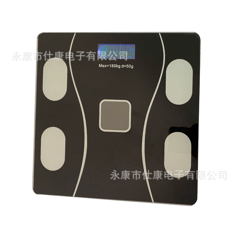 Умные весы для жира Весы Bluetooth Умные весы 180 кгусб Перезаряжаемые весы для жира Весы солнечной энергии
