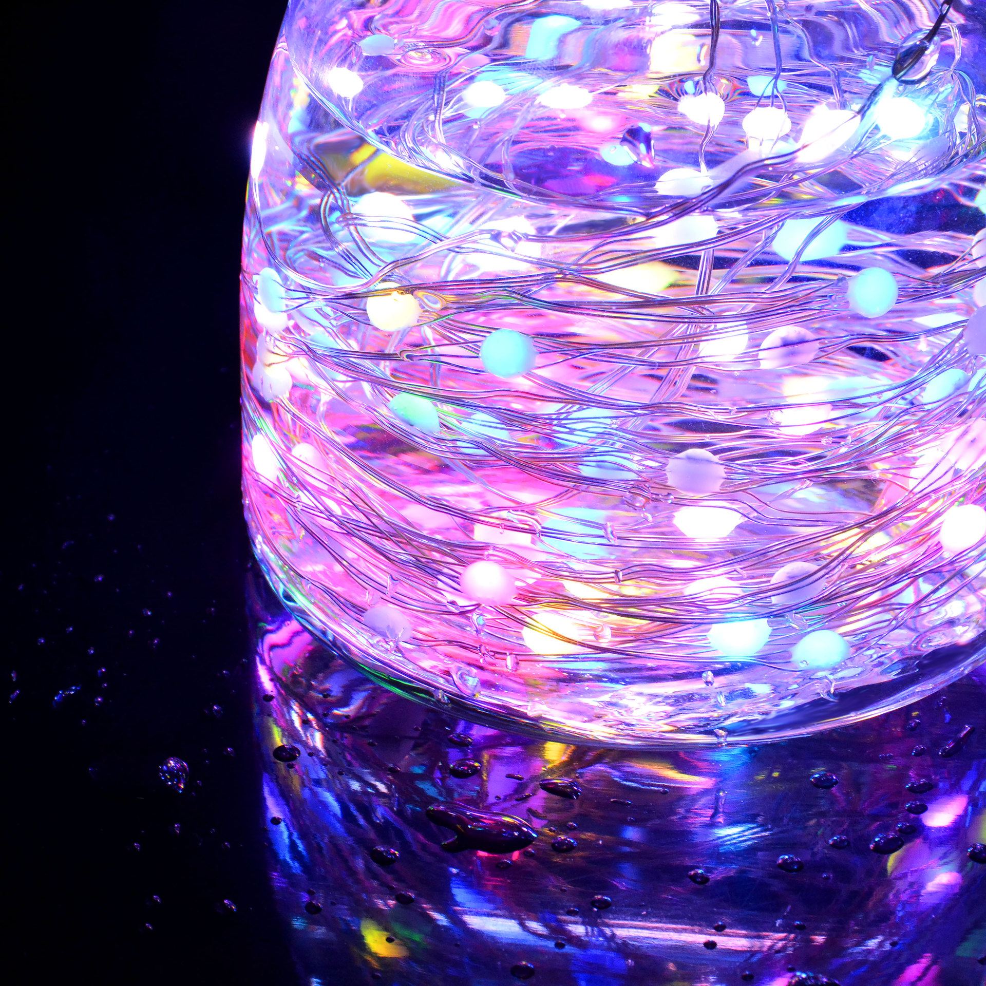 USB铜线灯串 LED灯串多模式变换彩灯 新年圣诞节日装饰灯串