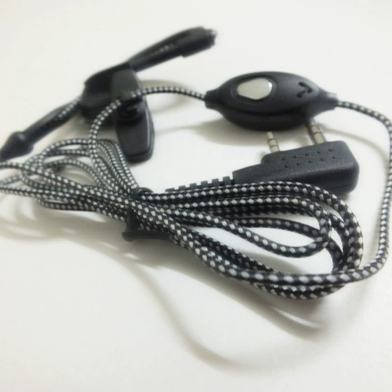 Баофэн переднего домофона наушники ушной провод универсальным плетеным канатом K головка наушники прочные и прочные черные и белые провода