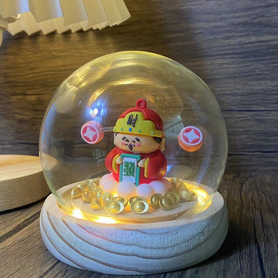 Diy felicitaciones luces nocturnas ricas atmósfera de cumpleaños muñecas decorativas hechas a mano para enviar a los amigos chicos y chicas creativas