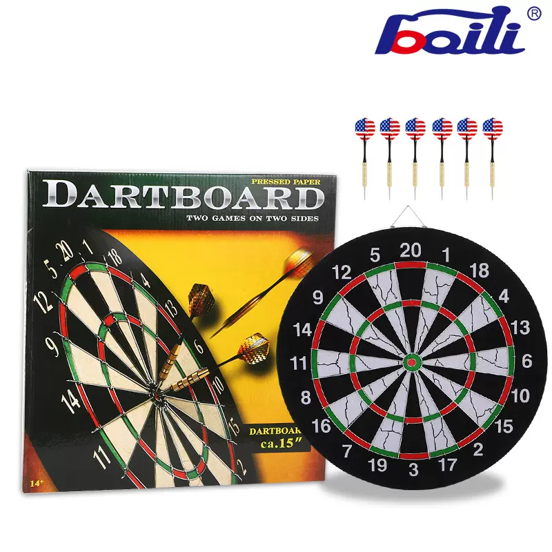专业训练飞镖靶批发植绒双层铝边办公室娱乐飞镖盘飞镖休闲靶子