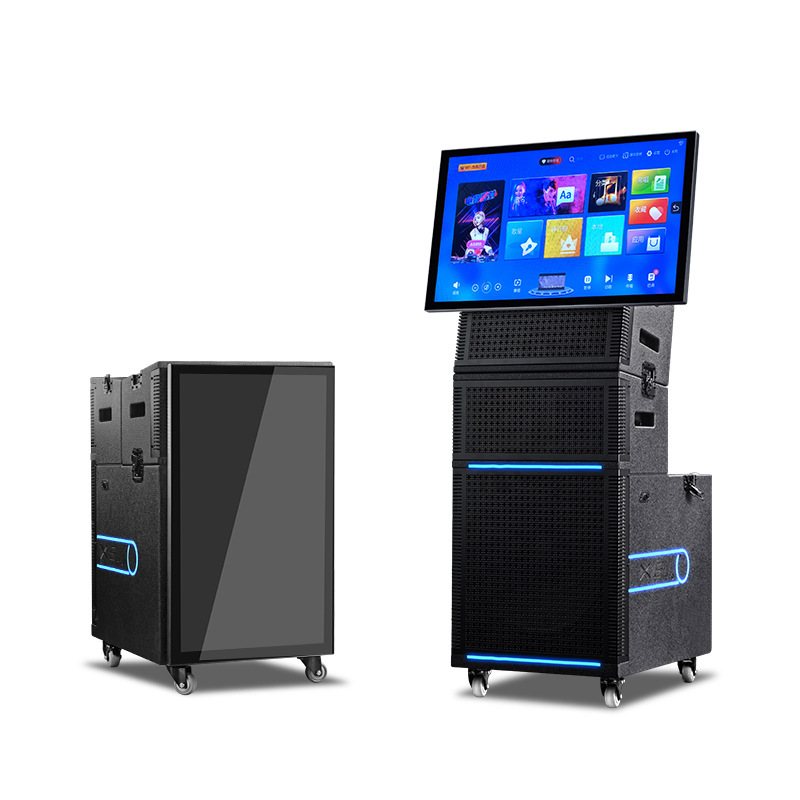 Audio Karaoke All-In-One Machine with Large Screen, Foldable Touch Screen, Square Dance with Screen, Stereo Ktv