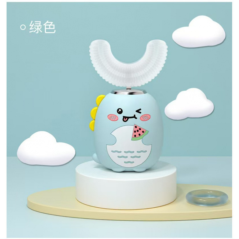 软毛儿童电动牙刷智能语音提醒充电u型青少年3到6岁12岁以上声波|undefined