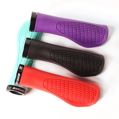 BUCKLOS Bicycle Meatball Handlebar Cover Rubber Riding Grip Handle M3 Lock Ring Screw Lockable Grip Anti-Slip Shock Absorbing