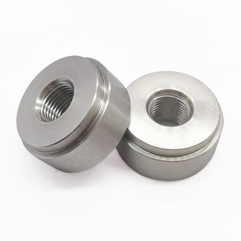 Piezas de automóvil modificadas 1/8NPT Tuerca cilíndrica de rosca interna 304 Material Sujetador de tuerca gruesa universal