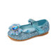 Aisha Princess Shoes Girls' Summer New Style Leather Shoes with Soft Sole for Little Girls 2025 Autumn Children's Shoes Crystal Shoes Single-layer Shoes