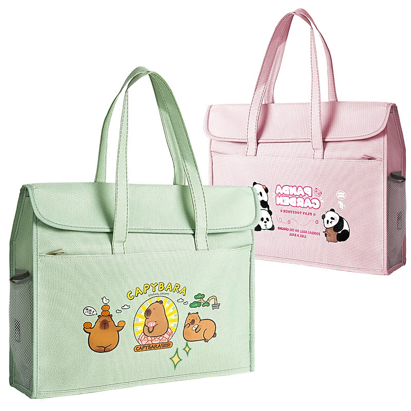 Bolsa de almacenamiento de arte de gran capacidad tipo cremallera portátil bolsas de archivos de estudio de estudiantes A3 bolsas de estudio grandes en stock al por mayor