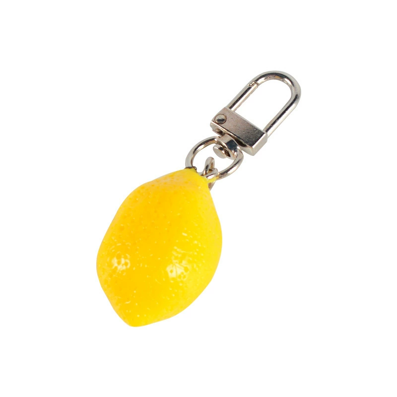 Small lemon fruit cute keychain, backpack accessory, pendant for photo sessions, 2022 collection, wholesale