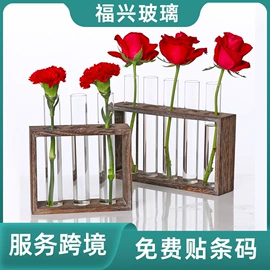 装饰花瓶;吸管;水培植物瓶