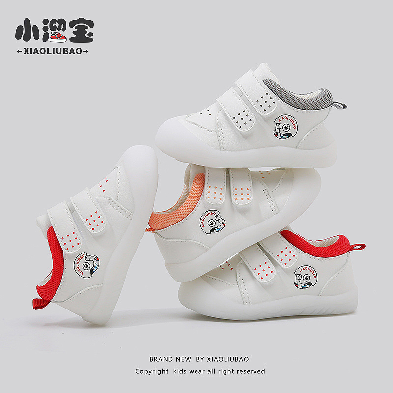 Nuevo doble Velcro zapatos de bebé 0-1-3 años de edad del niño zapatos de bebé masculino inferior suave antideslizante Niña Zapatos de bebé