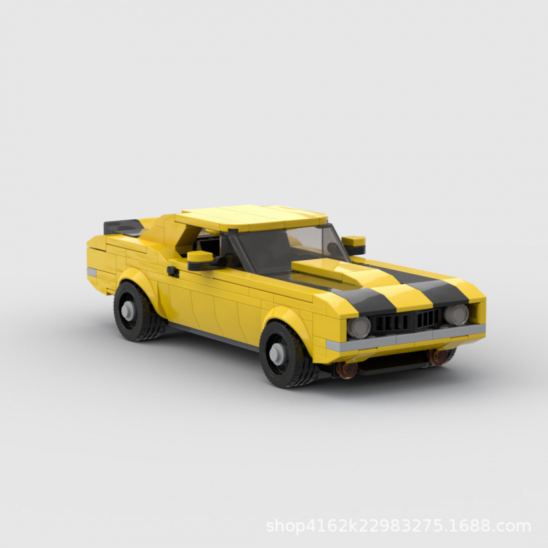 MOC Building Blocks Compatible with Lego speed Series 8 Comelo Z28 Racing Car for Boys Speed Champion