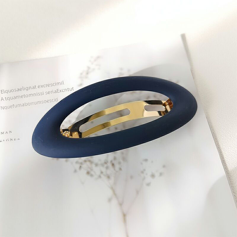 Barrette à cheveux mate minimaliste accessoire de coiffure chic_voghion.com